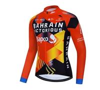 2023 Polaire thermique d'hiver Pro Team Manches longues Maillot de cyclisme pour hommes, Veste de cyclisme de route plus chaude Vêtements de cyclisme à séchage rapide (2XL)