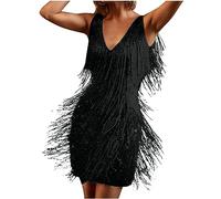 2023 Robe Soirée Femme Chic Paillette Costume Samba Danse Latine Gala Mariage Grande Taille Dos Nu Élégante Sexy Rockabilly Pin Up Cocktail
