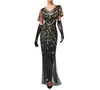 2023 Robe Soiree Femme Pin Up Robe Charleston Vintage Robe Gatsby Samba Robe Flapper Paillette 1920s Robe Charleston Robe À Paillettes Tango Robe Cocktail Années 20 Frangée Robe Soirée