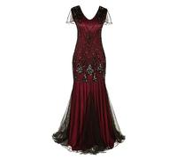 2023 Robe Soiree Femme Style Art Déco Robe Flapper Latine Robe Gatsby Tango Robe À Paillettes Samba 1920s Robe Mariage Sexy Robe Années 20 Robe Cocktail Charleston Pin Up Robe Soirée