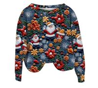 2023 Sweat De Noël Femme Rigolo Imprimé Hiver - Pull Drôle Et Moche - Ugly Christmas Sweater - Sweat Polaire Chaud
