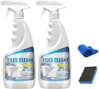 2023 Tile Grout Cleaner Sprayer,100ml Tiles Cleane,Ultimate Grout Cleaner For Tile Floors,Multifunction Bathroom Descaler Cleaner,Stubborn Stains Cleaner for Kitchen and Bathroom. (2Pcs)
