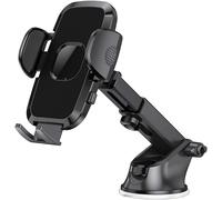 2023 Upgraded Car Phone Holder, Ultra-Powerful Suction Cup Car Phone Holder, Dashboard, 360° Rotation & One-Hand Operation, Car Windshield Attachment (4-7 Inch Smartphone)