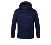 2023 Veste Chauffante USB, Doudoune Manteau Chauffant Électrique Hommes Femmes Lavable avec 3 Niveaux de Chauffage et 15 Zones Chauffage pour Ski Pêche Randonnée Plein Air Pas Cher Blouson