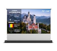 2023 Wupro New Electric Retractable Projector Screen Soft Matte Grey Fixed Frame Anti-Light Projection Device 4K HD Smart TV Screens 100 inch