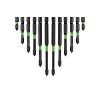 2023nouveau D'embouts De Tournevis, 12pcs S2 Driver Drilling Work Set, Strong Head Bits Pour Power Screwdriver Impact Drill