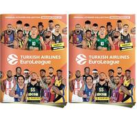 2024/25 Turkish Airlines EUROLEAGUE PANINI Official Sticker Collection Album (Lot de 2)