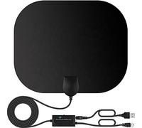 Revelook 2024 Antenne TV Intérieur Puissante TNT HD - 420KM Gamme Antenne TV avec Amplificateur Smart Signal Booster - pour 1080P 4K Antenne TNT DVB-T/DTMB