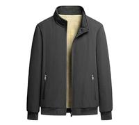 2024 Blousons Homme Veste Homme Hiver Chaud Polaire Mode Grande Taille Manche Longue Grande Taille Décontracté Zippé Épaisse Manteau Homme Hoodies Mi Saison Sport Coupe-Vent Jacket Pas Cher Cardigan