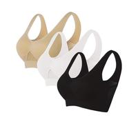 2024 Brassière Sport Femme Lot de 2/3/5 Soutiens-Gorge De Sport Yoga pour Femme - Soutien Moyen - Coussinets Amovibles Fitness Yoga Pas Cher Grande Taille