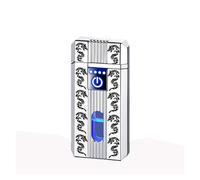 2024 Briquet à flamme douce au kérosène, briquet à induction intelligent, briquet en métal de haute qualité, briquet avec fenêtre visible, adapté aux bougies, au camping, etc. (carburant non inclus)(S