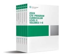 2024 CFA Program Curriculum Level II Box Set by CFA Institute CFA Institute (Auteur)