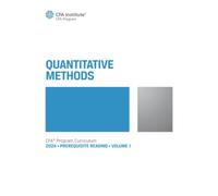 2024 CFA® Program Prerequisite Reading Volume 1: Quantitative Methods