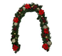 2024 Christmas Rattan Decoration Christmas Door Hanging .8m Rattan Decorative Door Rattan Desktop Ornament (C, One Size)