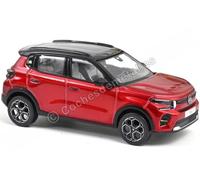 2024 Citroen C3 Rouge Elixir avec toit Noir 1-43 Norev 155310