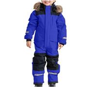 2024 Combinaison de neige pour enfant, unisexe, épaisse, chaude, avec capuche et poches, combinaison de ski, imperméable et coupe-vent