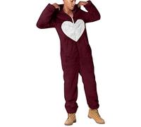 2024 Combinaison Pyjama Homme à Capuche Teddy Polaire Onesies Pyjama Hommes Hiver en Polaire Combinaisons De Nuit Grande Taille VêTements De Nuit Chaud Et Confortable Maison de Loisirs Cadeau Noel
