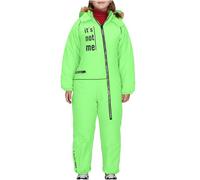 2024 Combinaison Ski Enfant Unisex à Capuche Imperméables Coupe-Vent Manteau de Ski Fille Garçon Bebe Chaude Combinaisons de Neige Qui Brille dans Le Noir Hiver Veste Snowsuit