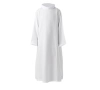 2024 Costume Adulte Prêtre Halloween Déguisement Prêtre Homme Curé Saint Cosplay Halloween Renaissance Party Costume Carnaval Fête à Thème Robe Médiévale Renaissance Ecclésiastique Curé Carnaval