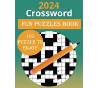 2024 Crossword Puzzles Book For Adults, Teens and senior : 100 Wordgame Easy Medium Large Print Crossword Puzzle Books: Fun Crossword To Keep Your Mind Healthy and sharp