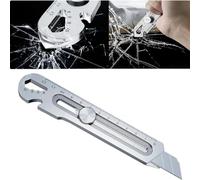 2024 Cutter Professionnel Rétractable en Acier Inox, Cutter Professionnel Retractable Kit, Couteau utilitaire Lourd à Usage Multiple, Couteau utilitaire polyvalent et robuste (1Unité)
