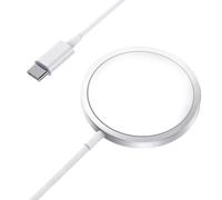2024 Dernière Version - Apple MagSafe Chargeur induction Rapide, Magnétique sans Fil 15W Compatible avec iPhone 15/15 Plus/15 Pro/15 Pro Max/14/13/12/11/X/XS/SE/XR/AirPods Pro