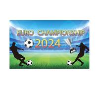 2024 Du Supporteur Drapeaux européens Bunting Country Flags Streamers Format Football Matching Poster 70,8 x 43,3 pouces France