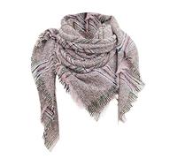 2024 Echarpe Femme Hiver Enveloppement CâBle Tricoté ÉCharpe Femme Foulard Mousseline en Automne/Hiver Cape Foulard ChâLe à Carré Coton ChâLe en Peluche à Imprimé LéOpard Retro Mode Unisexe