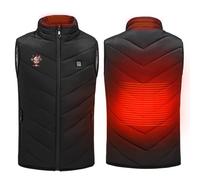 2024 Gilet Chauffante Électrique USB Enfants Sans Manche Veste Chauffant Electrique Garçons Filles avec 2 Zones de Chauffage pour Le Travail en extérieur Tenue Quotidienne Ski Équitation Moto