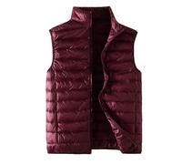 2024 Gilet sans Manches Femme - Ultra Chaud Veste sans Manche Matelassé Gilet Fermeture à Glissière Chaud Gilets Grande Taille Hiver Doudoune Blouson Rembourré Manteau Casual Hauts Tops