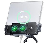 2024 High Intelligent Mobile Phone/Pad Holder, Wireless Car Charger Fast Charging Phone Holder, 2 in 1 Auto Rotating Phone Holder, Magnetic Wireless Car Charger Mount for Most Phones
