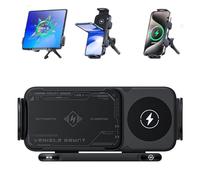 2024 High Intelligent Wireless Charging Mobile Phone/pad Holder,Wireless Car Charger Fast Charging Phone Holder,2 In 1 Auto Rotating Phone Holder,Peut Être Utilisé Pour Les Téléphones Portables Plible