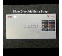 2024 Hk10 Ultra 3 Smartwatch Gen5 Mise À Niveau Chatgpt Amoled 2gb Nfc Boussole 3d Menu Coeur Smartwatch Hommes Femmes Hk9 Montre Améliorée -Argent Blanc-Global Version