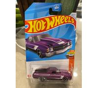 2024 Hot Wheels 132 Hw Chaud Camions 7/3m71 El Camino Violet W/Chrome MC5 Rayons