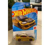 2024 Hot Wheels #45 Hw J-Imports 2/10 Honda Civic Si Doré W / Noir 5 Sp Rouge