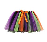 2024 Jupe Tutu en Tulle Enfant Arc-En-Ciel Jupes Fille Pettiskirt de Danse Performance pour Filles Déguisement Costume Robe de Fée Tutu Robe Jupes et Jupes-Shorts Fille pour Enfants 2-10 Ans