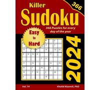 2024 Killer Sudoku: 366 Easy to Hard Puzzles for Every Day of the Year