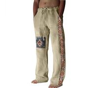 2024 Lin Pantalons Homme Jogger Pants Large Sport Pantalons Casual Pantalon avec Élastique Homme Pantalon Sport Jogging Pantalons Poches Ceinture Élastique Casual Long Pants Pants Grande Taille