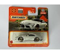 2024 Matchbox 2023 Toyota GR Supra Blanc 39/100 (carte courte) HVL09
