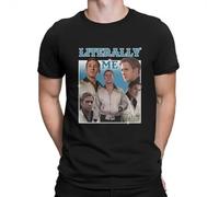2024 Men Literally Me T Shirt Ryan Gosling Cotton Tops Fun Black L