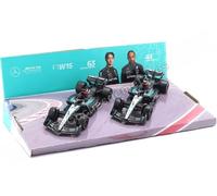 2024 Mercedes-AMG F1 W15 E Performance SET N°44 Lewis Hamilton + N°63 George Rus