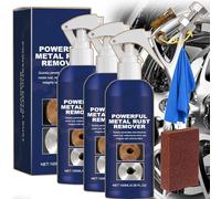 2024 New Powerful Metal Rust Removal, Rust Remover for Metal, Multipurpose Rust Remover Spray Instant Remover Spray for Tools, Metals, Car (3pcs)