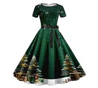 2024 Noël Femme Costume Robe Femme de Cocktail Sexy Noël Cape Rouge Robe Robe de Cocktail Soirée Dentelle Robe de fête de Noël Robe de Noël Longue Robe de Noël Déguisement