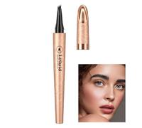 2024 Nouveau Crayon À Sourcils Magique Imperméable, Crayon À Sourcils Microblading Avec Applicateur À 4 Pointe Micro-fourche - Crée Des Sourcils D'apparence Naturelle Sans Effort