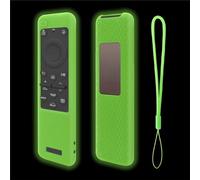 2024 Nouveau pour Samsung TV Manchon De Protection De La Télécommande pour BN59-0143 A Housse en Silicone Anti-Chute Coque Étanche à La Poussière pour Samsung BN59-0143A (Vert Lumineux)