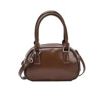 2024 Nouveau Sac en Cuir Imperméable Sac à Main pour Filles Femmes Grande Capacité Vintage Doux PU Tote Mode Sac à bandoulière Sac à bandoulière, marron