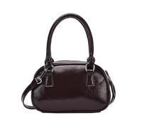 2024 Nouveau Sac en Cuir Imperméable Sac à Main pour Filles Femmes Grande Capacité Vintage Doux PU Tote Mode Sac à bandoulière Sac à bandoulière, café