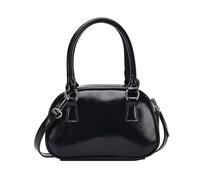2024 Nouveau Sac en Cuir Imperméable Sac à Main pour Filles Femmes Grande Capacité Vintage Doux PU Tote Mode Sac à bandoulière Sac à bandoulière, Noir