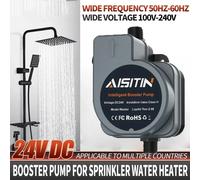 2024 nouvelle pompe de surpression automatique améliorée 180W 24V pompe à eau sans brosse chauffe-eau de douche à domicile pompe silencieuse à pression d'eau ajoutée GRAY-180W 24V