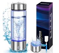 2024 Nouvelles bouteilles de générateur d'eau hydrogène, bouteille d'eau hydrogénée portable avec technologie SPE PEM, générateur de bouteille d'eau d'hydrogène de 420 ml, machine ioniseur